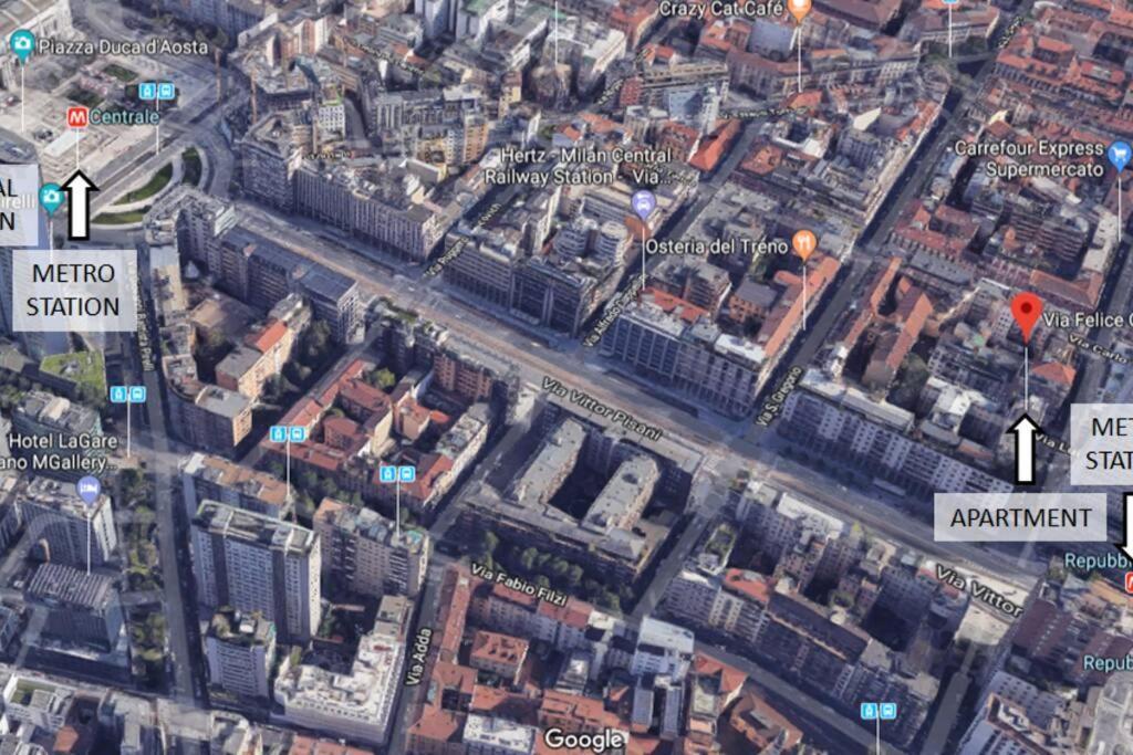 Suite Mm3/Repubblica, 2 Min. Da Staz. Centrale Milano Ngoại thất bức ảnh